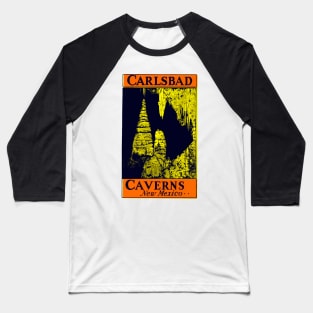 1935 Carlsbad Caverns New Mexico Baseball T-Shirt